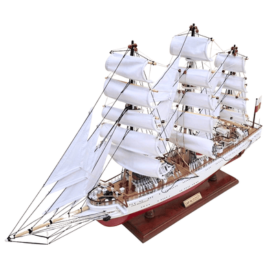 Exkluzivní model plachetnice Dar Młodzieży XXL 71 cm s možností personalizace gravírováním