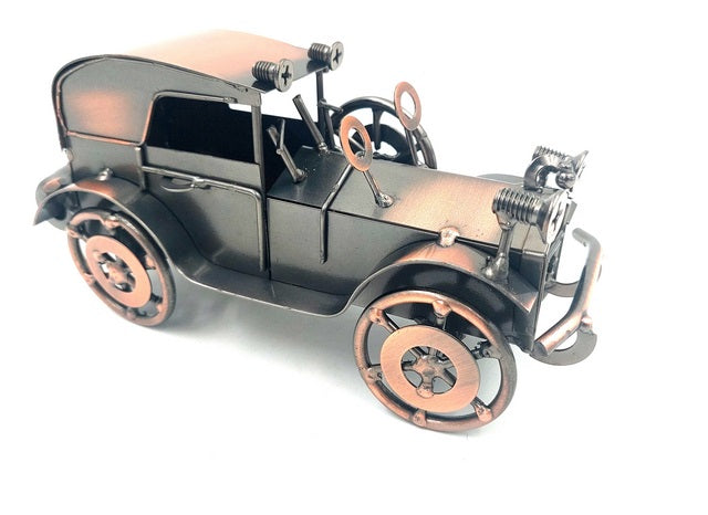 Metalowy Model Automobil Retro Samochód Dekoracja Vintage - Q87
