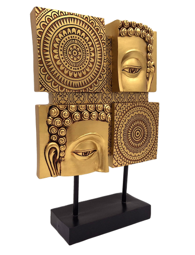 Figurka Mandala buddyjska - 4 elementy - 43715