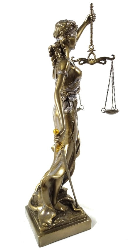 Figurka Themis 35 cm - dárek pro právníka nebo soudce - MC-90037