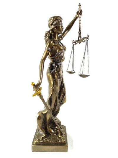 Figurka Themis 35 cm - dárek pro právníka nebo soudce - MC-90037
