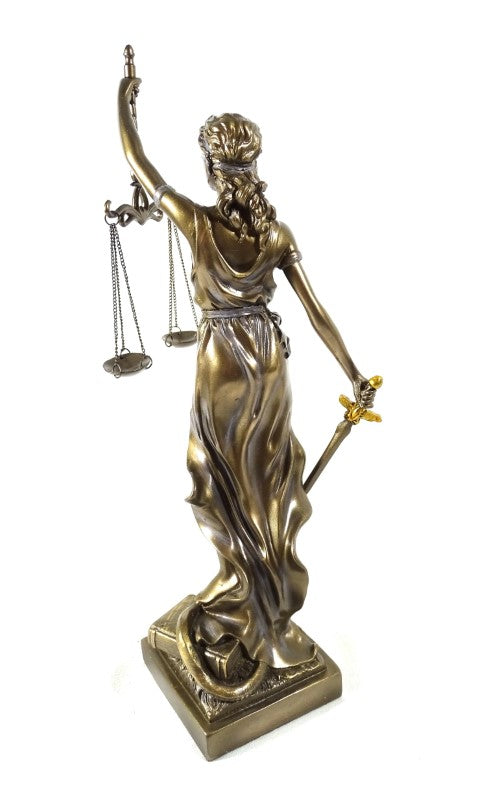Figurka Themis 35 cm - dárek pro právníka nebo soudce - MC-90037