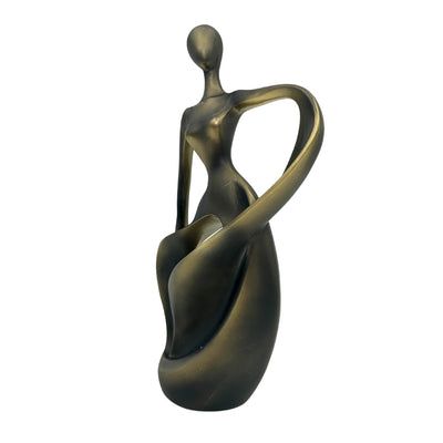 Figurka tancerka – Nowoczesna Dekoracja Abstrakcyjna 24cm - E44446