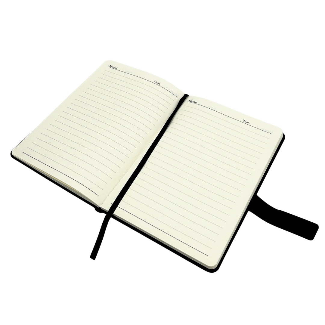 Elegancki Zestaw Upominkowy - Notes Skórzany z Parasolką i Długopisem w Pudełku Prezentowym - EE12