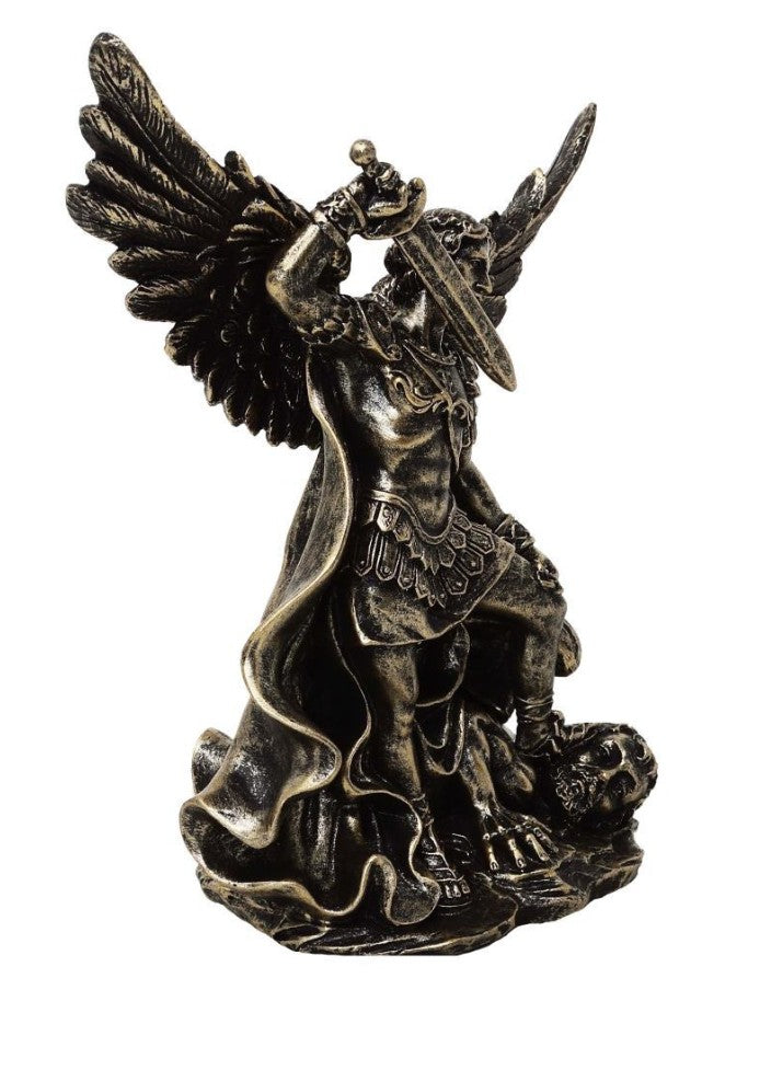 Figurka Svatý Michael bojující s drakem - polyresin - MC-23146
