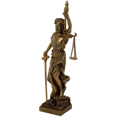 Figurka Temida Bogini Sprawiedliwości 20 cm - Prezent dla Prawnika – MC-90184