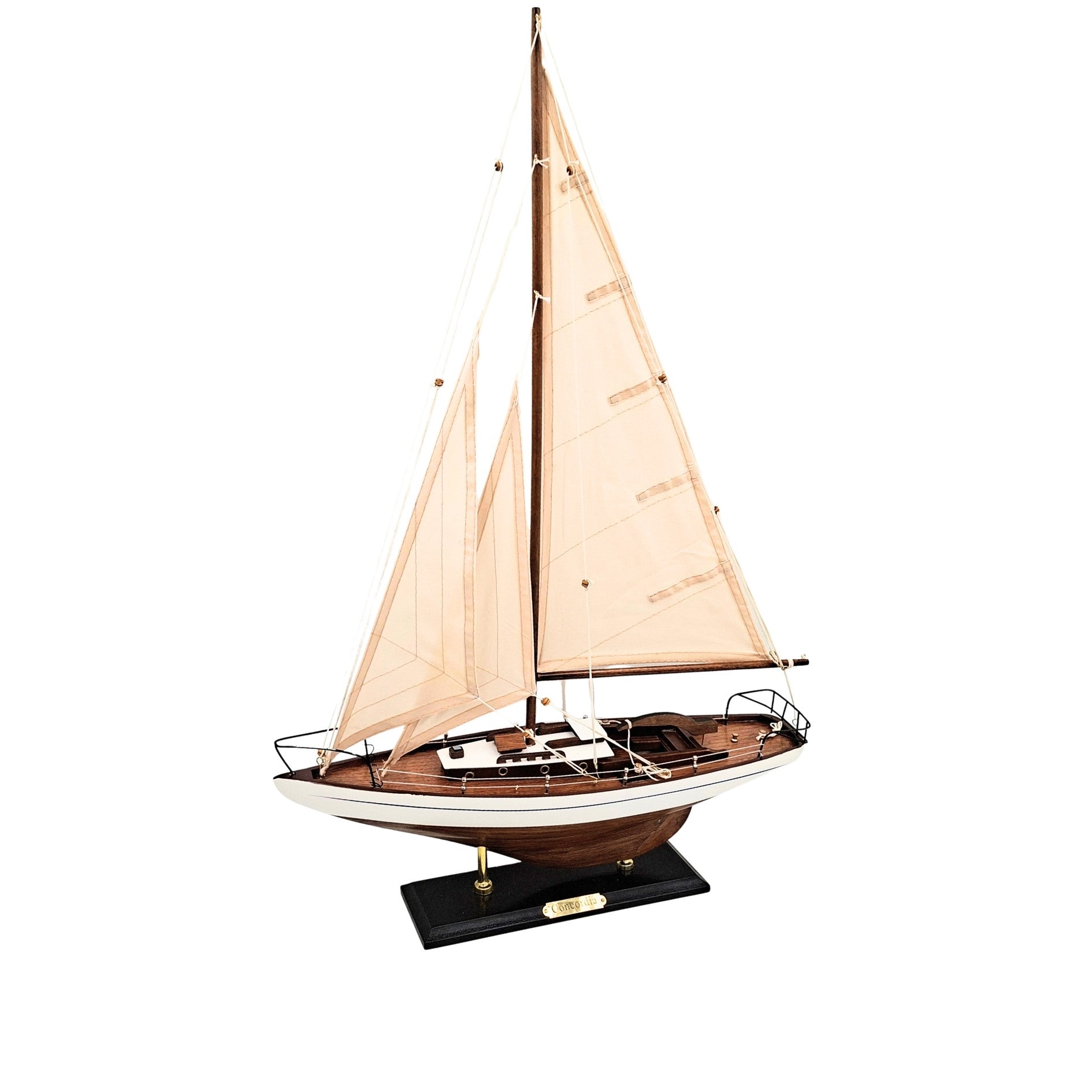 Model plachetní jachty - námořní dekorace 66 cm – 50445