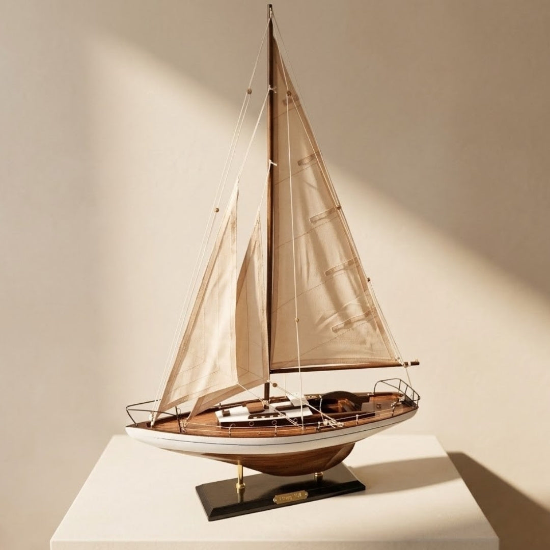 Model plachetní jachty - námořní dekorace 66 cm – 50445
