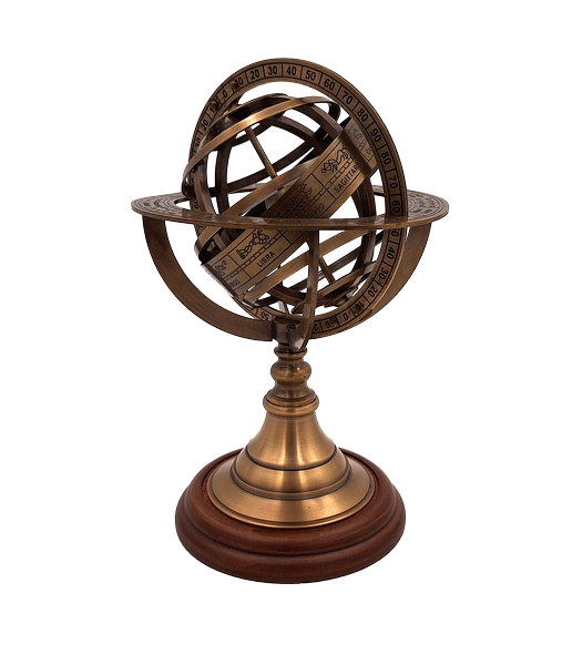Astrolabium mosiężne – Wysokość 21cm - AMG140