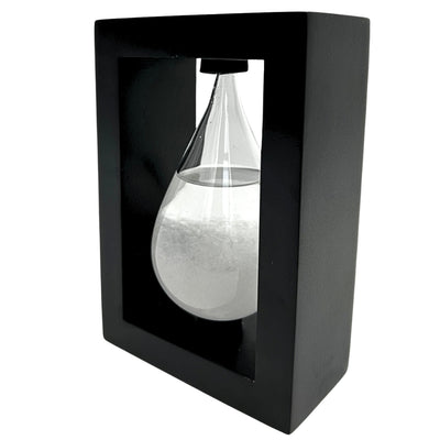 Barometr Burzowy Fitzroya w Oprawie Drewnianej - Kropla Storm Glass – BAW1