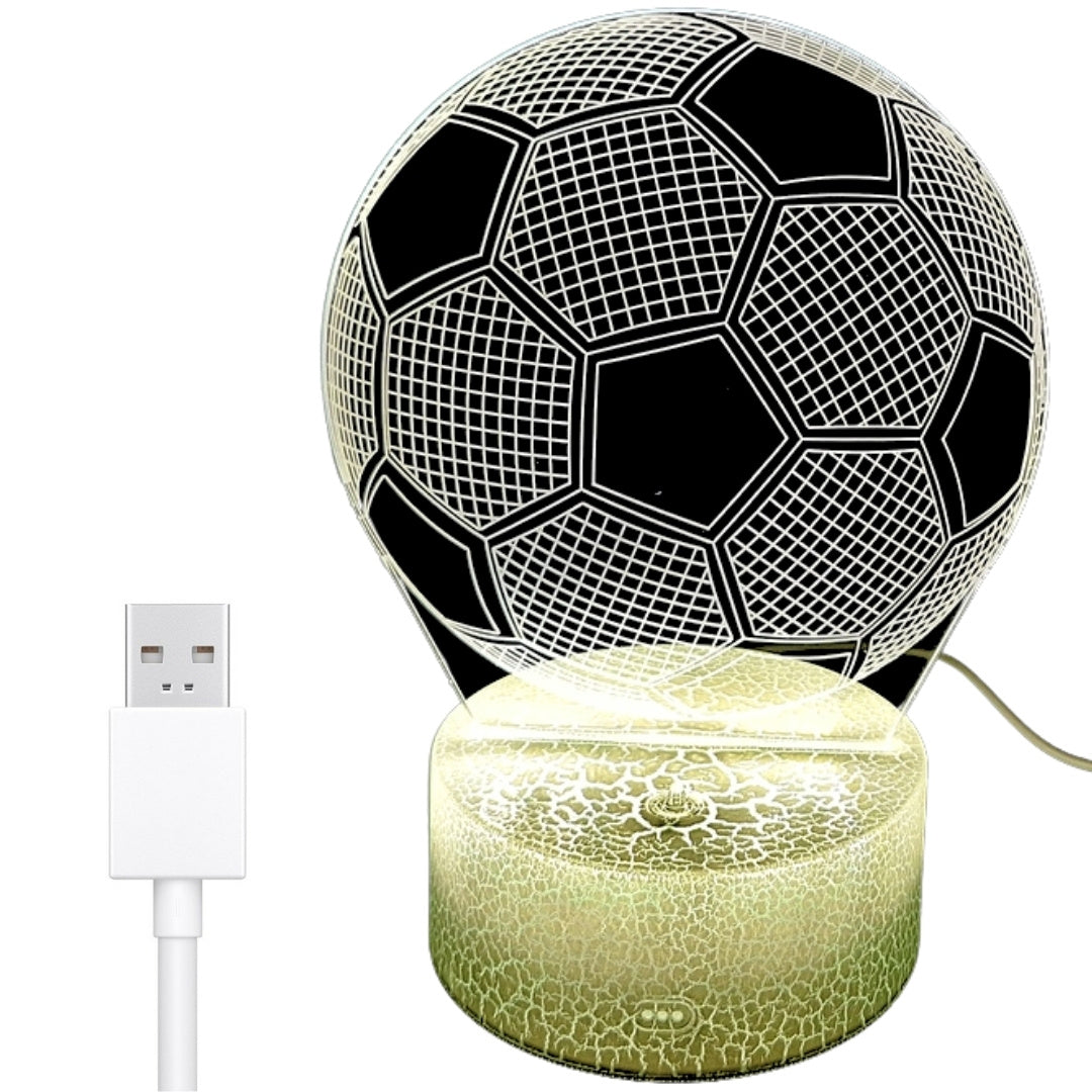 Noční lampička Míč - Dárek pro fotbalistu Gadget - 3 barvy - P107