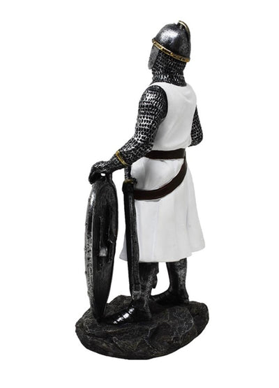Figurka templářského rytíře 18,5 cm – polyresin – MC-23134