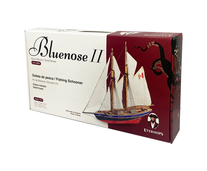 Bluenose II – škuner - dřevěný model ke slepení