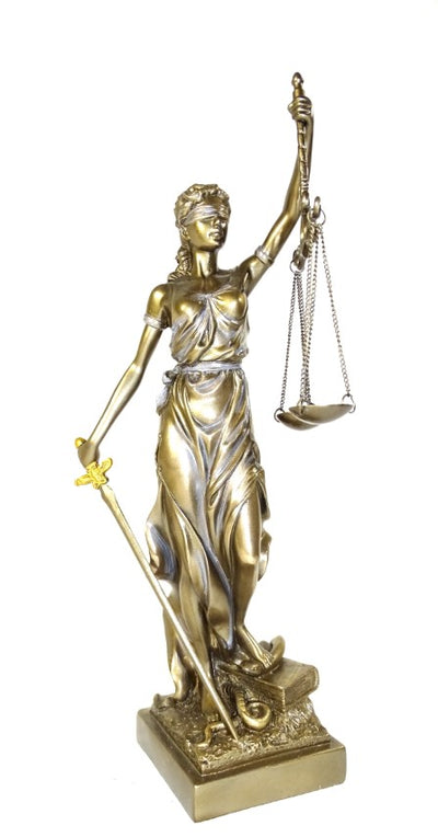 Figurka Themis 35 cm - dárek pro právníka nebo soudce - MC-90037