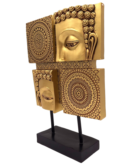 Figurka Mandala buddyjska - 4 elementy - 43715