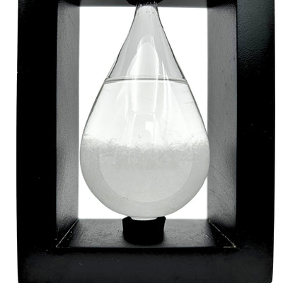 Barometr Burzowy Fitzroya w Oprawie Drewnianej - Kropla Storm Glass – BAW1