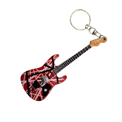 Přívěsek na klíče – kytara Van Halen – přívěsek pro fanoušky rocku – EGK-1167