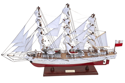 Exkluzivní model plachetnice Dar Młodzieży XXL 71 cm s možností personalizace gravírováním