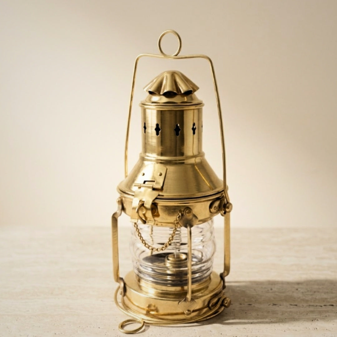 Mosiężna Lampa Naftowa Retro Prezent dla Żeglarza – SL10