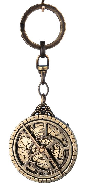 Brelok Premium Astrolabium Mosiężny - Prezent Astronomia – H80