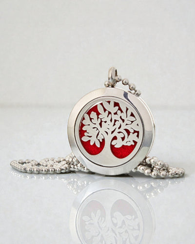 AromaTree Harmony – Naszyjnik Aromaterapeutyczny Drzewo Życia 25 mm