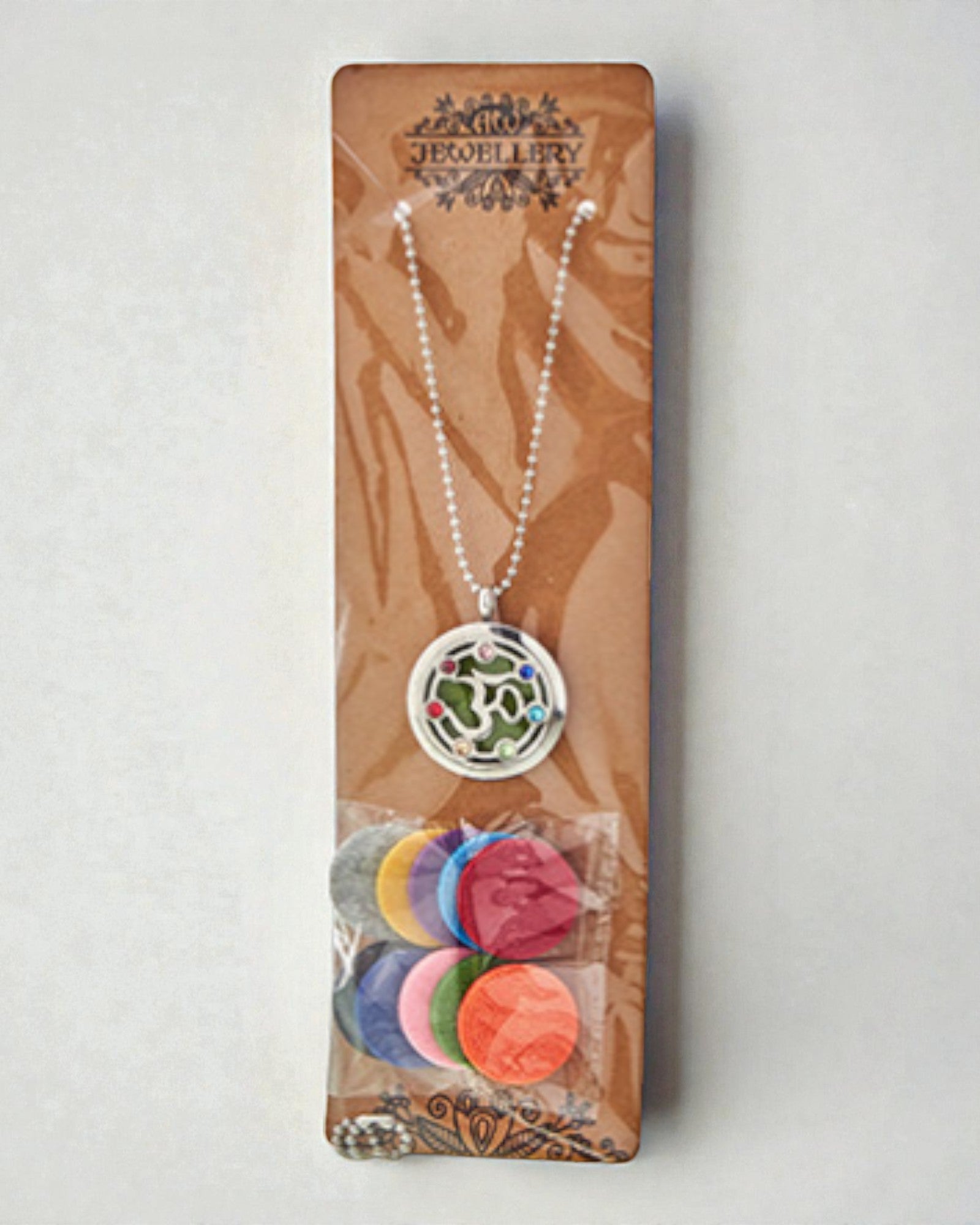 Náhrdelník Aromalife Chakra OM – tajný medailon vůně 30 mm