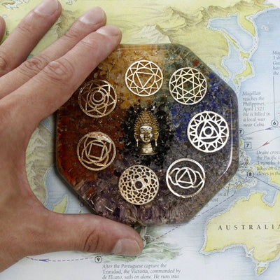 Orgonitový stolní napájecí balíček - Buddha čakra