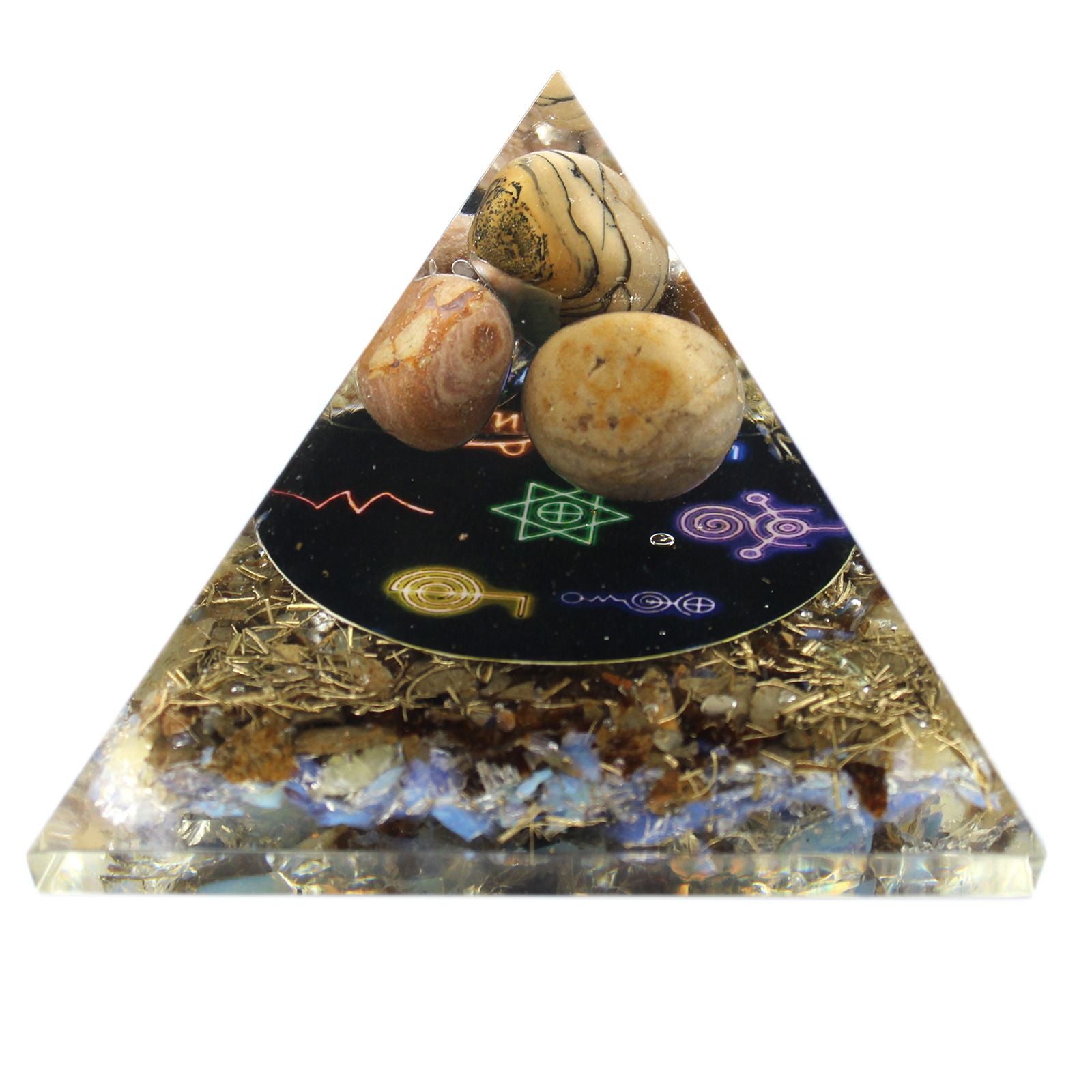 Orgonitová pyramida Midnight Reiki
