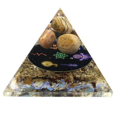 Orgonitová pyramida Midnight Reiki