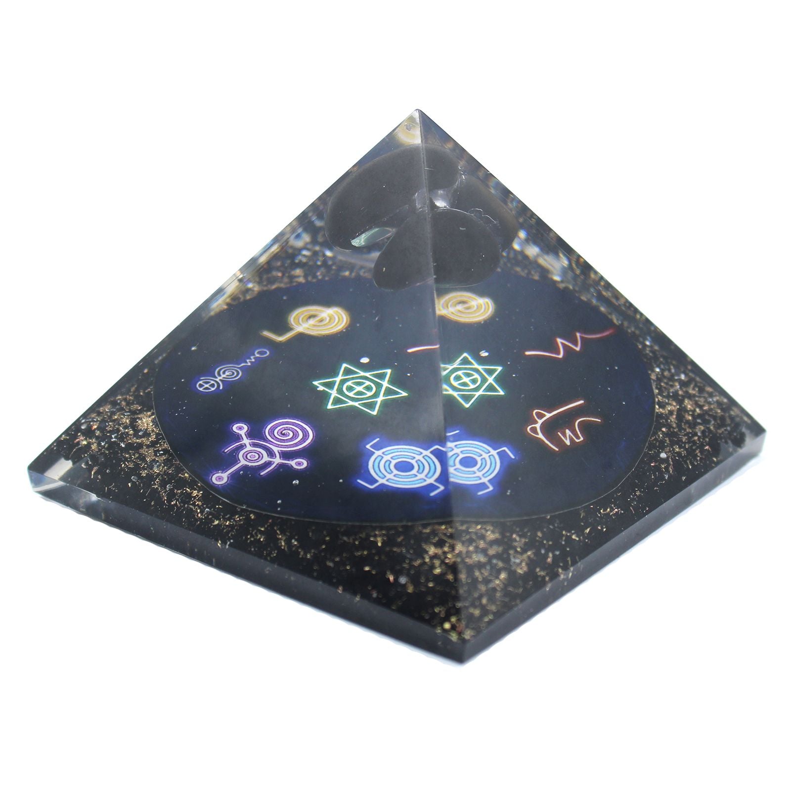 Orgonitová pyramida Midnight Reiki