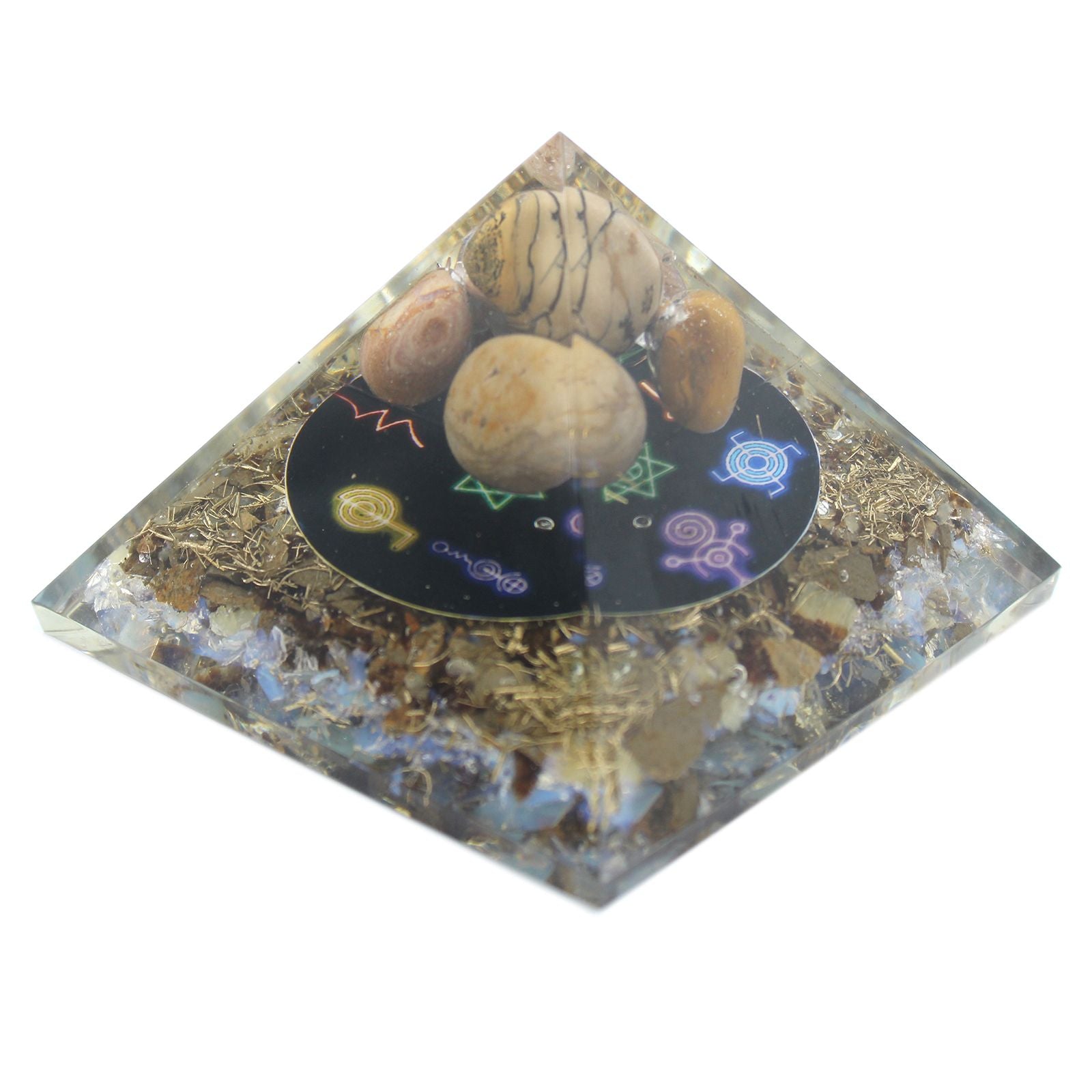 Orgonitová pyramida Midnight Reiki
