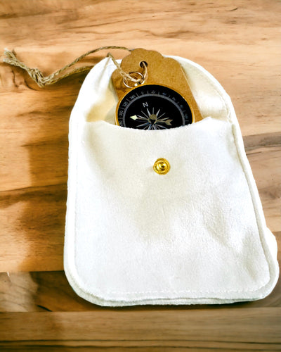 Kompaktní navigační kompas s kovovým povrchem – Nezbytnost každého cestovatele, s gravírováním