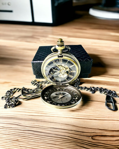 Exkluzivní Kapesní Hodinky "Heritage" - Mechanické a Vodotěsné