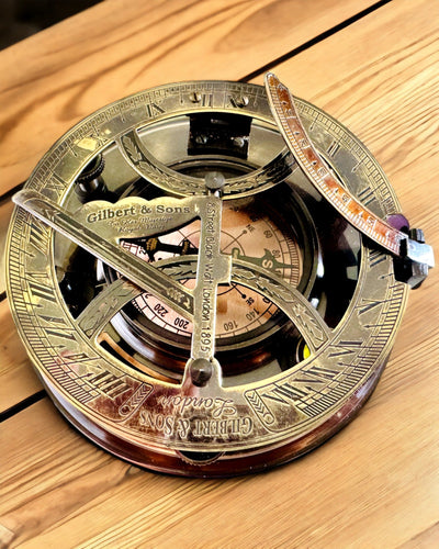 Antický prémiový navigační kompas s možností gravírování – ručně vyrobený