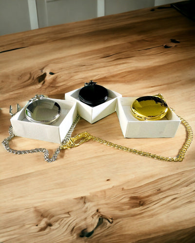 Kapesní hodinky zlaté barvy s možností gravírování