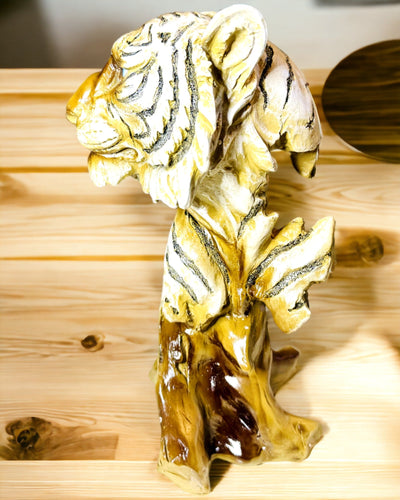 Statuetka "Tygr Král Džungle" s možností gravírování, figurka 29 cm vysoká, dekorace jako dárek