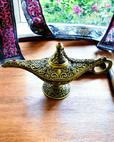 Magická lampa Aladina s možností gravírování - varianta Sekané zlato