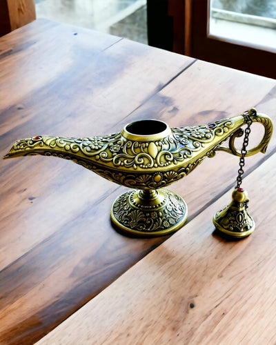 Magická lampa Aladina s možností gravírování - varianta Sekané zlato