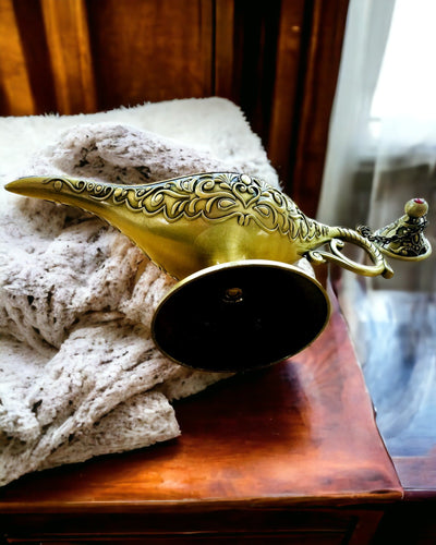 Magická lampa Aladina s možností gravírování - varianta Sekané zlato