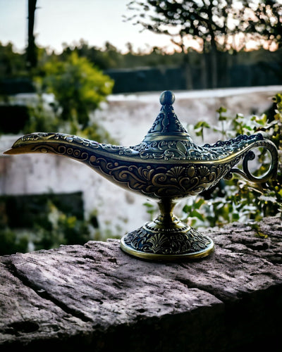 Magická lampa Aladina s možností gravírování - varianta Sekané zlato