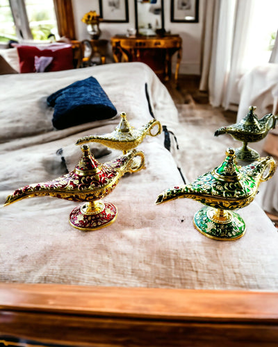 Magická lampa Aladina s možností gravírování - varianta Sekané zlato