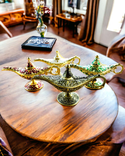 Magická lampa Aladina s možností gravírování - varianta Sekané zlato