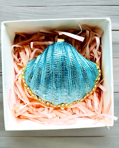 Skarbiec Wspomnień Muszelka - Schránka na šperky s možností personalizace gravírováním, dárek