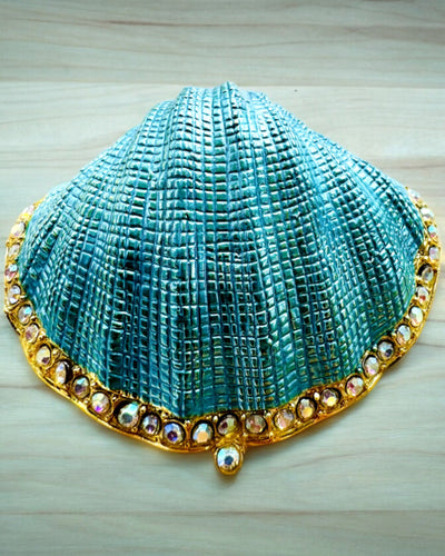 Skarbiec Wspomnień Muszelka - Schránka na šperky s možností personalizace gravírováním, dárek