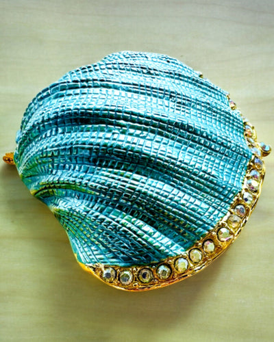 Skarbiec Wspomnień Muszelka - Schránka na šperky s možností personalizace gravírováním, dárek