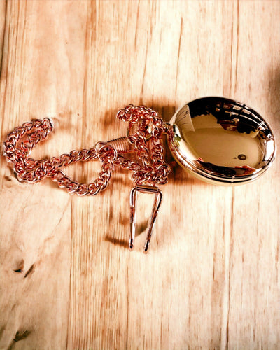 Kapesní hodinky v klasickém stylu – Růžové zlato, Vintage elegance