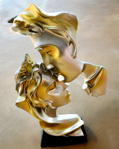 Figurka "Elegance ve Kameni" barva stříbrná - Dekorativní s Možností Gravírování, 2 rozměry na výběr