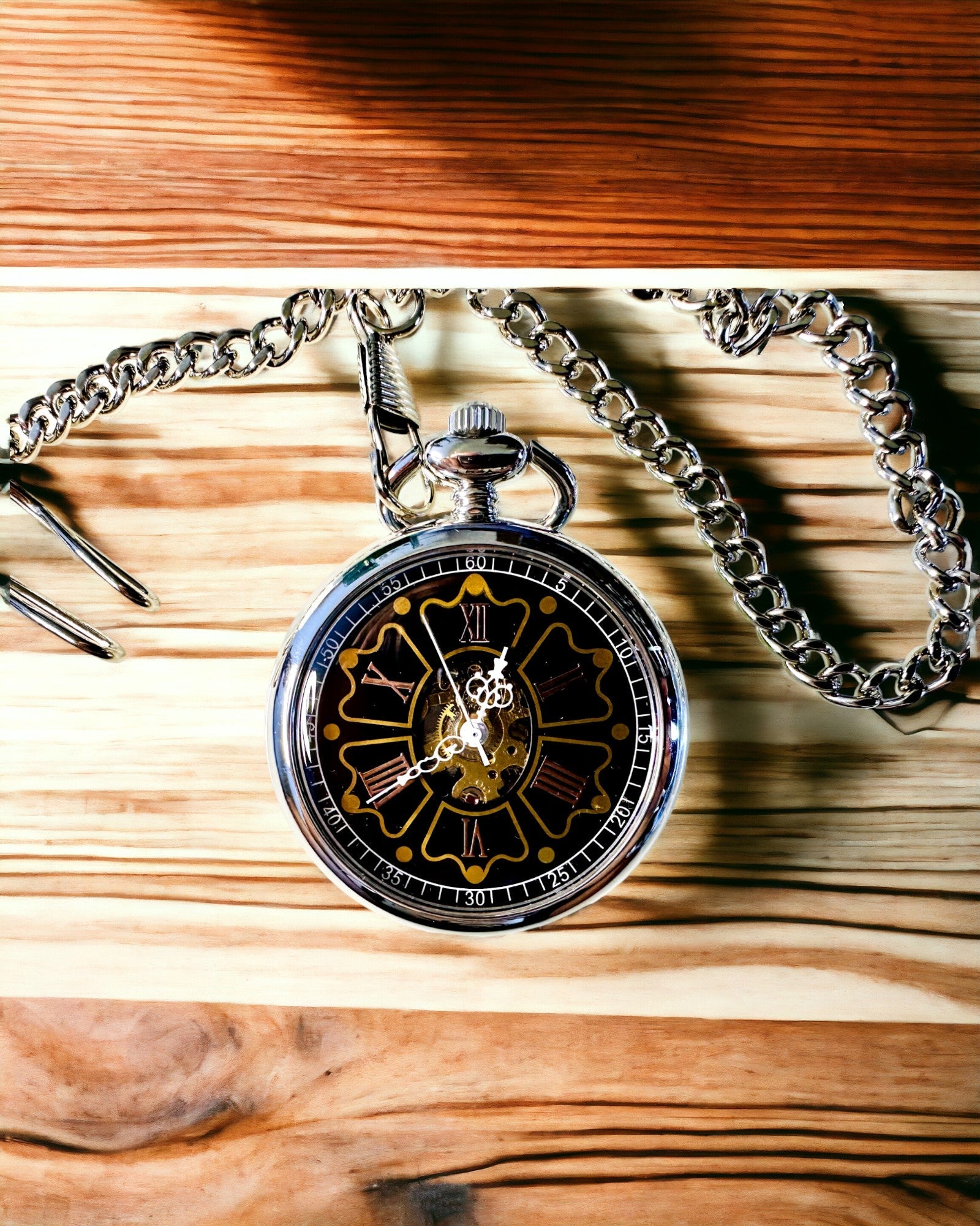 Kapesní hodinky ve vintage stylu s možností gravírování