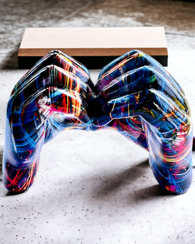 Kaleidoskop Srdce – Ručně Vyrobená Ozdoba z Pryskyřice s Možností Gravírování