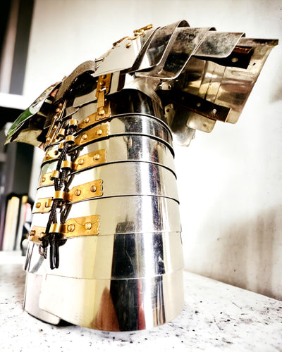 Zbroj Městského Bojovníka - Ručně Vyrobená, Možnost Gravírování, Výška Přibližně 40 cm